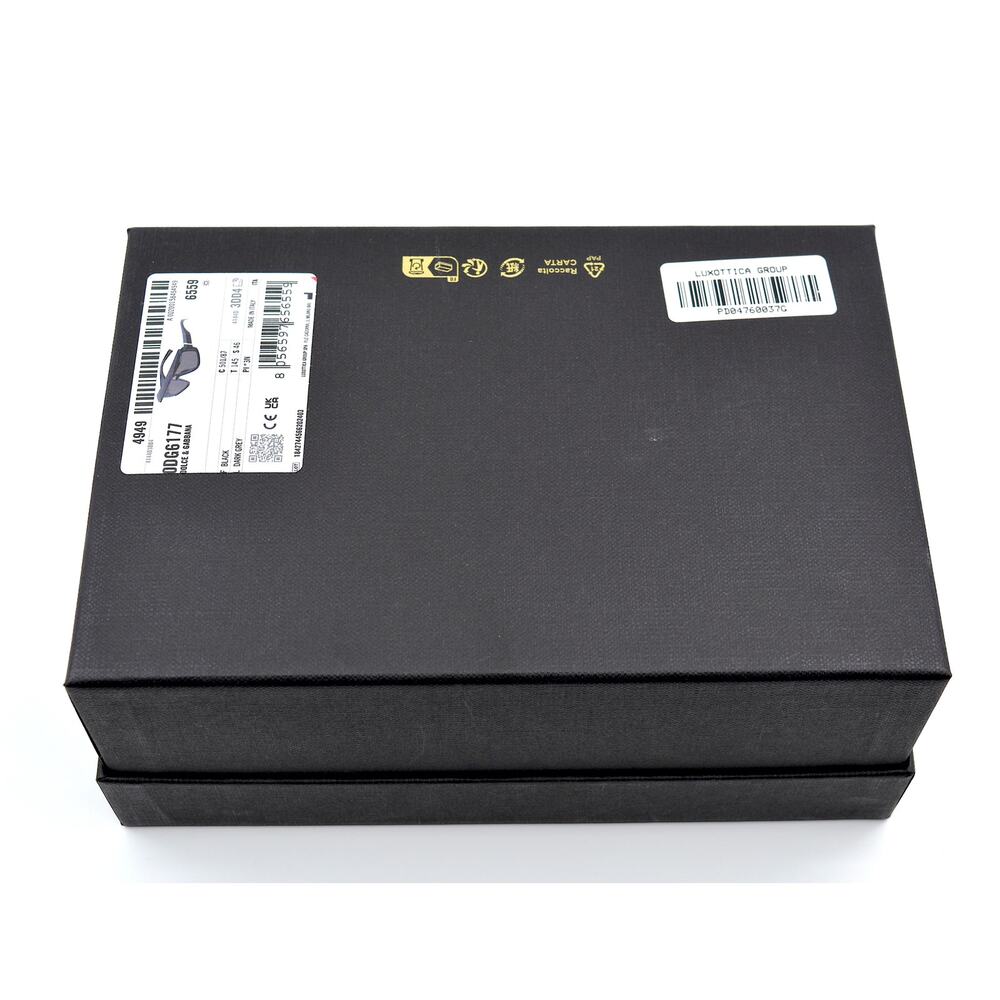 NEW DOLCE&GABBANA DG6177 501/87 BLACK DARK GREY UNISEX AUTHENTIC SUNGLAS… - Picture 16 of 16